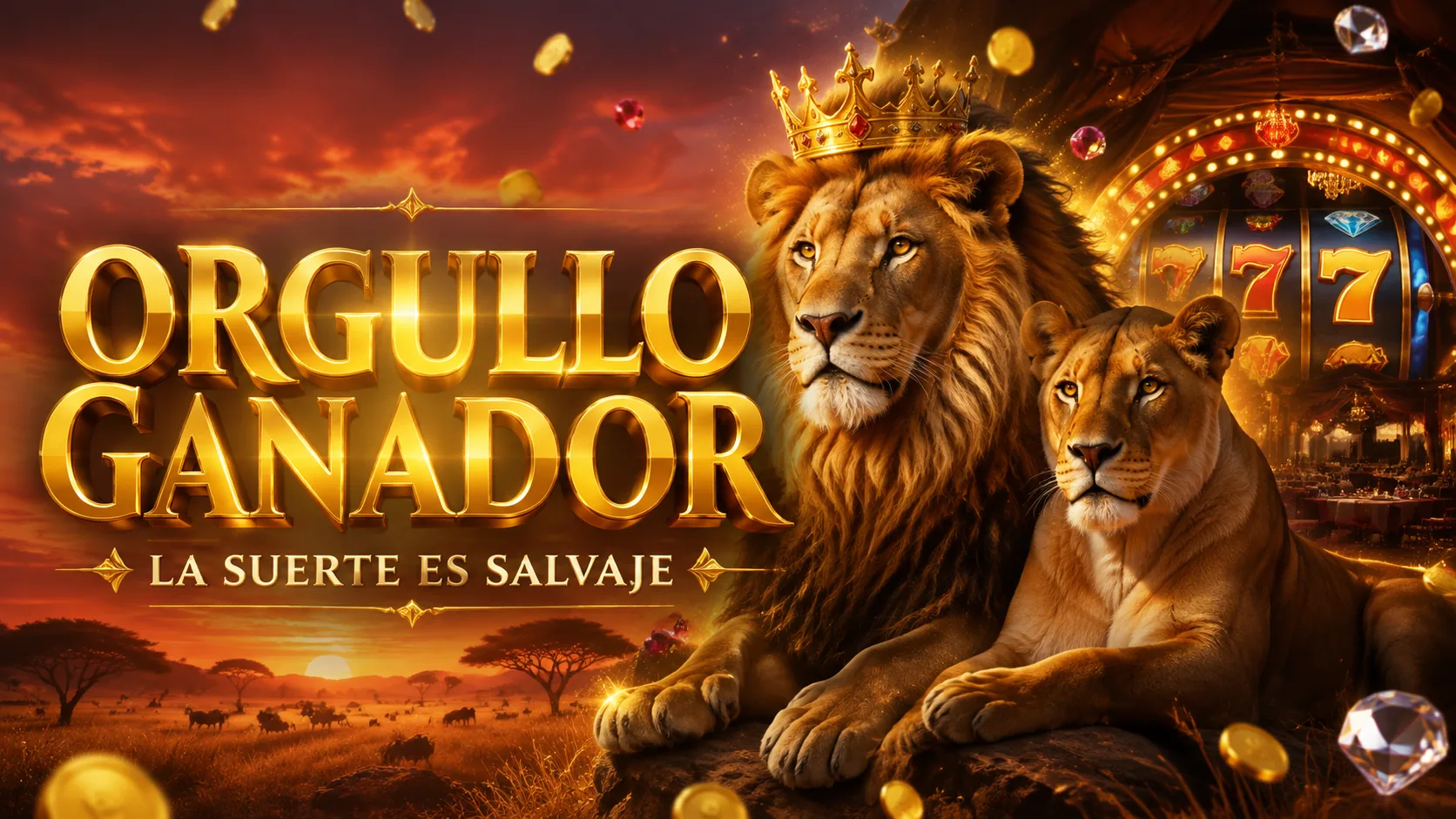 Orgullo ganador en 77Diamante.com